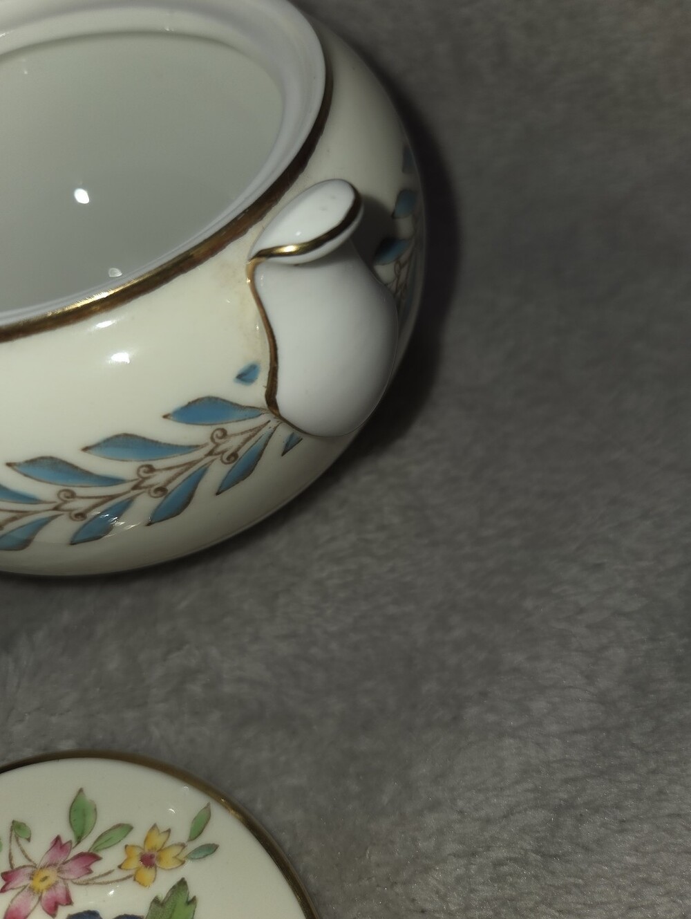 Wedgwood Sugar Bowl Woodstock Pattern - Picture 5 of 8
